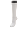サッカー ソックス ドライプラス ライン ストッキング 750GM9OK002-WHT-J 白 靴下 速乾