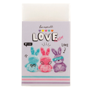 ハローマイフレンズまとまるくん ラビッツ 消しゴム 44115 QL