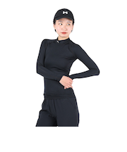 アンダーアーマー（UNDER ARMOUR）ヒートギア コンプレッション ロングスリーブ モック 1358605 BLK AT オンライン価格 速乾