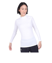 アンダーアーマー（UNDER ARMOUR）ヒートギア コンプレッション ロングスリーブ モック 1358605 WHT AT オンライン価格 速乾
