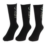 オークリー（OAKLEY）B1B ソックス 2.0 3足組 FOS900277-02E 黒 26-29cm