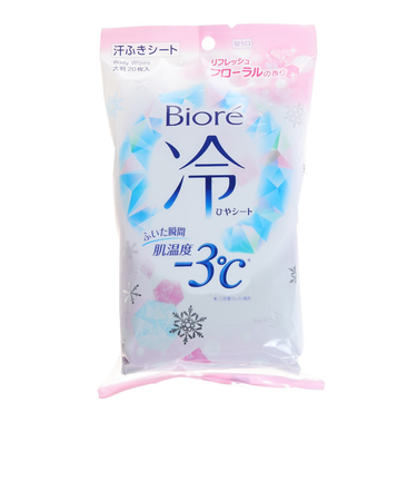 ビオレ 冷シート リフレッシュフローラルの香り 20枚入