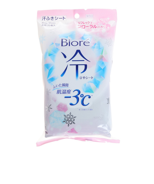 ビオレ 冷シート リフレッシュフローラルの香り 20枚入