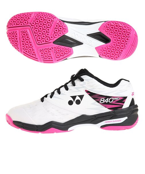 ヨネックス（YONEX）バドミントンシューズ パワークッション840ミッド バドミントンシューズ SHB840MD-062
