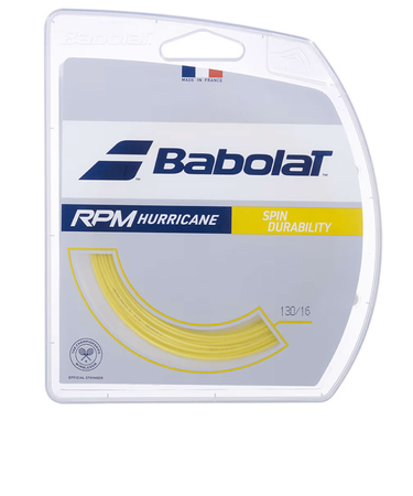 バボラ（BABOLAT）硬式テニスストリング RPM ハリケーン 12M 130 241141-130
