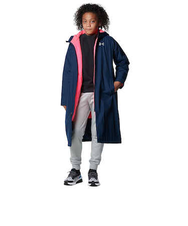 アンダーアーマー(UNDER ARMOUR)ユース Insulated ロングコート 1364173 ADY/CES/RLT AT ベンチコート スポーツウェア