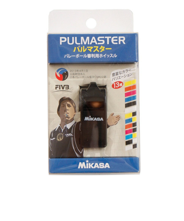 ミカサ（MIKASA）ホイッスル パルマスター バレーボール審判用 コルク入りタイプ PUL-BK
