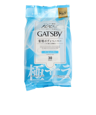 マンダム（mandom）ギャツビー さらさらデオドラントボディペーパー クールシトラス カラダ用 30枚