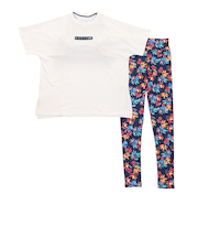 ラスティ（RUSTY）水着 レディース 水着 Tシャツ 3点セットスイムスーツ 920805NVY