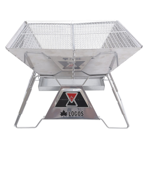 ロゴス（LOGOS）theピラミッドTAKIBI M 81064163 焚き火台 調理 アウトドア キャンプ BBQ バーベキュー 簡単組立 コンパクト ゴトク