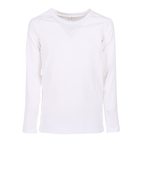 デュアリグ（DUARIG）サッカーウェア ジュニア ドライプラス抗菌ストレッチ丸首シャツ 742D1ES5711 WHT 速乾