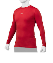 ミズノ(MIZUNO)野球 アンダーシャツ バイオギア ローネック長袖シャツ 12JA1C1162