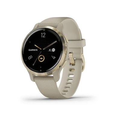 ガーミン(GARMIN)スマートウォッチ 時計 Venu2S ヴェニュー2S Light Sand/Light Gold 010-02429-61