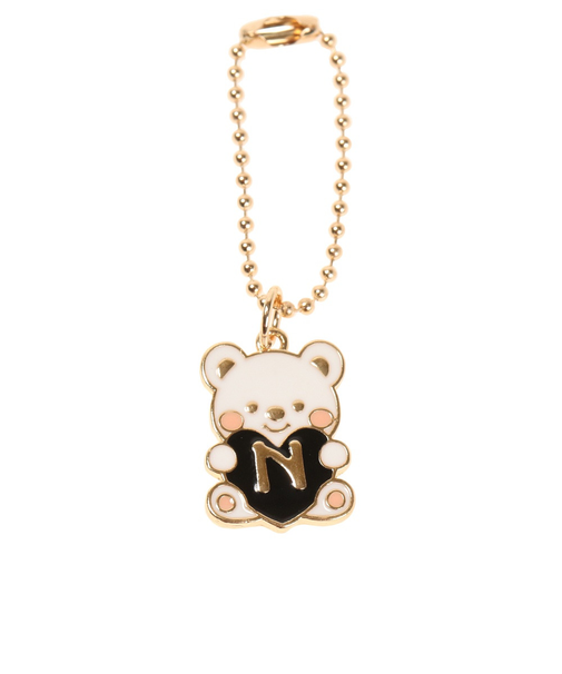 メタルベアイニシャル ブラック N HK007 BK N