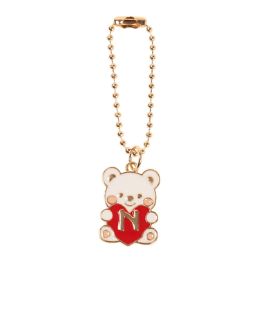 メタルベアイニシャル レッド N HK007 RD N