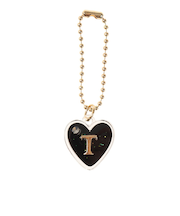 プチハートイニシャルチャーム T HK122BK T