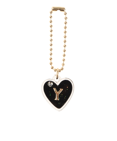 プチハートイニシャルチャーム Y HK122BK Y