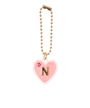 プチハートイニシャルチャーム N HK122PK N