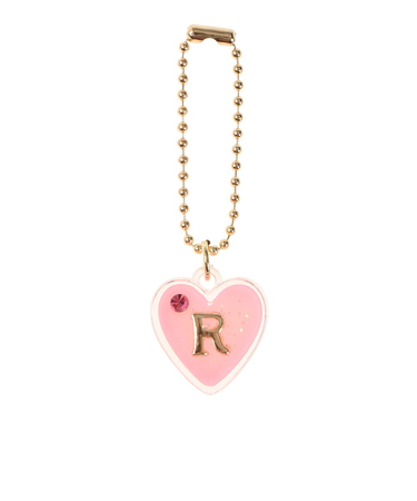 プチハートイニシャルチャーム R HK122PK R