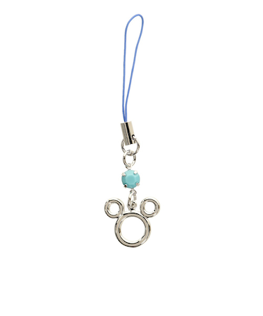 ラッキーベア誕生石色ストラップ 12月 HS027