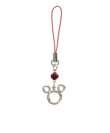 ラッキーベア誕生石色ストラップ 1月 HS027