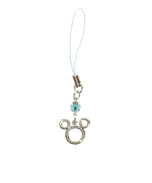 ラッキーベア誕生石色ストラップ 3月 HS027