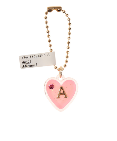 プチハートイニシャルチャーム A HK122PK A