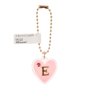 プチハートイニシャルチャーム E HK122PK E