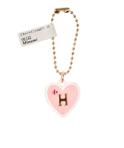 プチハートイニシャルチャーム H HK122PK H