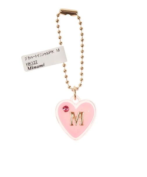 プチハートイニシャルチャーム M HK122PK M