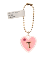 プチハートイニシャルチャーム T HK122PK T