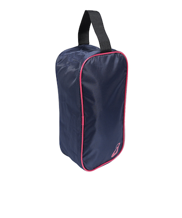 アシックス（ASICS）シューズバッグ シューズケース M 3033A077.403 (ピーコート×ブライトローズ) 30cmまで収納可能