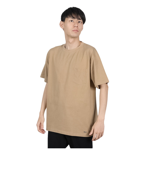 Tシャツ メンズ 半袖 ショートスリーブ ポケット SL-ALL-002-BEG カットソー