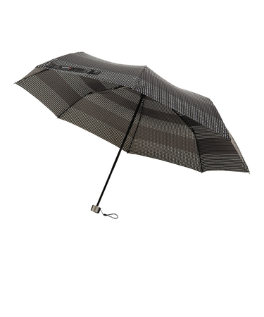 雨傘 ドットボーダー 折りたたみ傘 420-017 黒 傘 梅雨 雨 雨天 シンプル おしゃれ 撥水 速乾 紫外線対策 UVカット