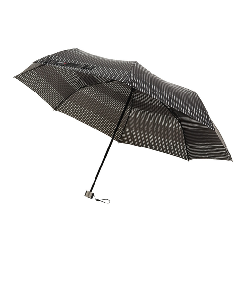 雨傘 ドットボーダー 折りたたみ傘 420-017 黒 傘 梅雨 雨 雨天 シンプル おしゃれ 撥水 速乾 紫外線対策 UVカット