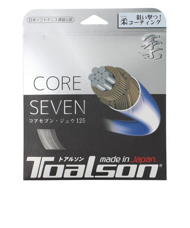 トアルソン（TOALSON）ソフトテニス ストリング コアセブン 柔 125 6412510W