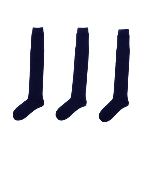 エックスティーエス(XTS)野球 3足組ソックス ロングタイプ 727G1RN3904L NVY