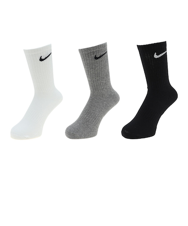 ナイキ（NIKE）エブリデイ クッションド クルー ソックス 3足組 SX7664-964