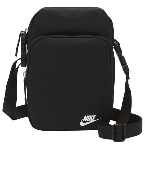 ナイキ（NIKE）ショルダーバッグ ヘリテージ クロスボディバッグ 4L 黒 DB0456-010 ウエストバッグ ボディバッグ 斜めがけバッグ