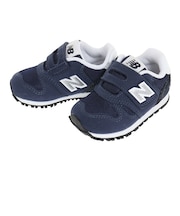 ニューバランス(new balance)ベビー スニーカー 紺 インファント ジュニア ネイビー IZ373 KN2 W 12.0 ベルト付き マジックテー…