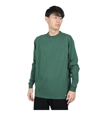 Tシャツ メンズ 長袖 スリーブポケット SL-ALL-004-GRN