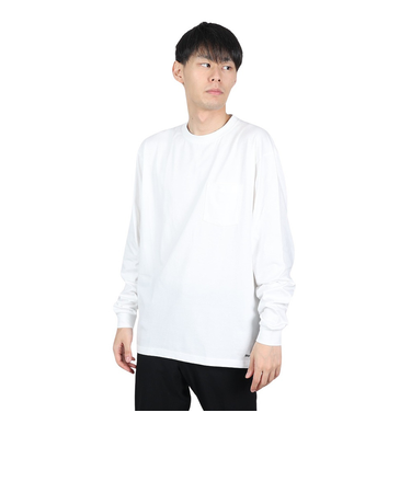 Tシャツ メンズ 長袖 スリーブポケット SL-ALL-004-WHT