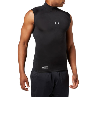 アンダーアーマー(UNDER ARMOUR)野球 アンダーシャツ ヒートギアアーマー コンプレッション スリーブレス モック 1358641 001 速乾