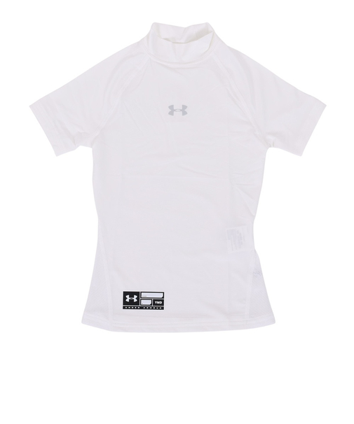 アンダーアーマー（UNDER ARMOUR）野球 アンダーシャツ ボーイズ ヒートギアアーマー ショートスリーブ モック 1358650 100 速乾