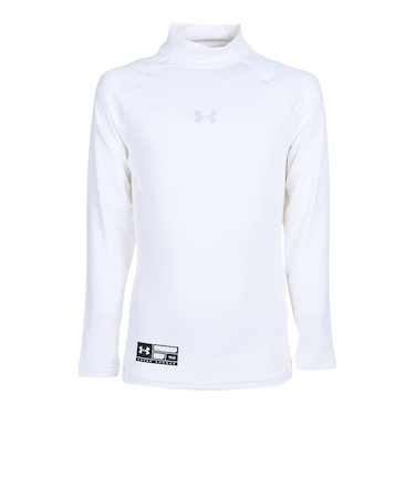 アンダーアーマー(UNDER ARMOUR)野球 アンダーシャツ ジュニア ボーイズ ユース ヒートギアアーマー ロングスリーブ モック 1358651 10…