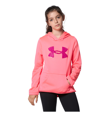 アンダーアーマー(UNDER ARMOUR)ジュニア フリース シークイン ロゴ フーディー 1366052 653