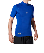 アンダーアーマー（UNDER ARMOUR）アンダーシャツ ヒートギアアーマー コンプレッション ショートスリーブ モック 1358642 400 速乾