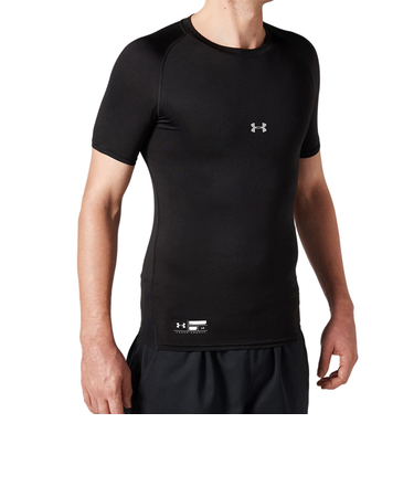 アンダーアーマー（UNDER ARMOUR）アンダーシャツ ヒートギアアーマー コンプレッション ショートスリーブ クルー 1358643 001 速乾