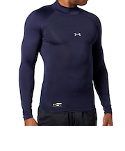 アンダーアーマー（UNDER ARMOUR）アンダーシャツ ヒートギアアーマー コンプレッション ロングスリーブ モック 1358645 410 速乾