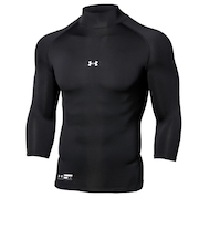 アンダーアーマー（UNDER ARMOUR）アンダーシャツ ヒートギアアーマー コンプレッション 3/4モック 1358644 001 速乾
